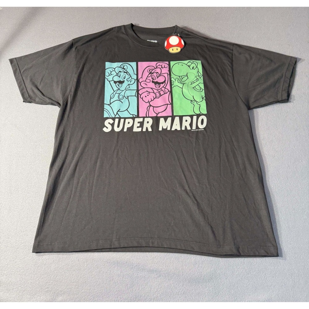 SUPER MARIO BROS Luigi Yoshi Official Licensed Nintendo‎ TShirt Sz 3XL  NWT New!